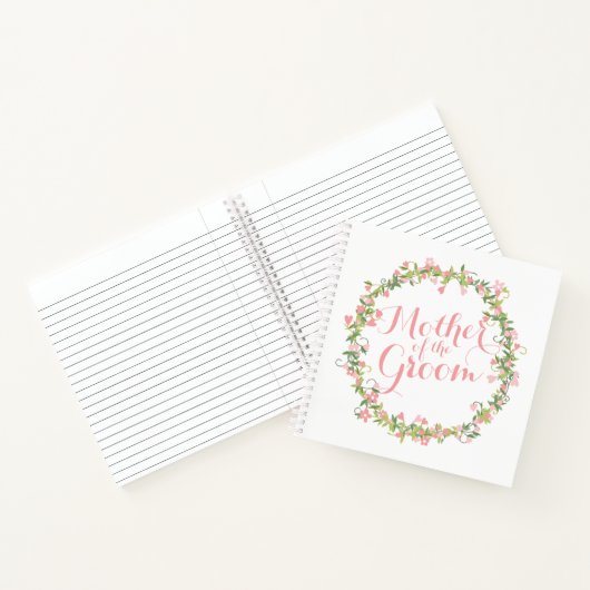 Moeder van de Groom Waterverf Guestbook Notitieboek (Binnen)