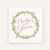 Moeder van de Groom Waterverf Guestbook Notitieboek (Voorkant)