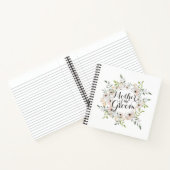 Moeder van de Groom Waterverf Guestbook Notitieboek (Binnen)