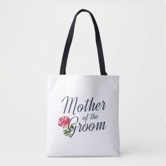 Moeder van de Groom Wedding Calligrafie | CANVAS T Tote Bag (Voorkant)