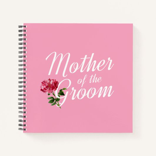 Moeder van de Groom Wedding Calligrafie | NOTITIEB Notitieboek (Voorkant)