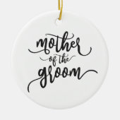Moeder van de Groom Wedding Calligrafie | ORNAMENT (Voorkant)