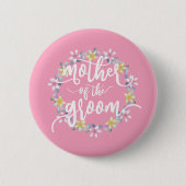 Moeder van de Groom Wedding Calligraphy Pin Button (Voorkant)