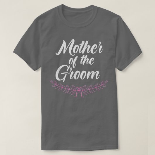 Moeder van de Groom Wedding Engagement Party Marri T-shirt (Design voorkant)