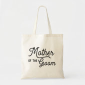 Moeder van de Groom Wedding Gift Canvas tas (Voorkant)