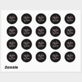 Moeder van de Groom Wedding Party Ronde Sticker (Vel)