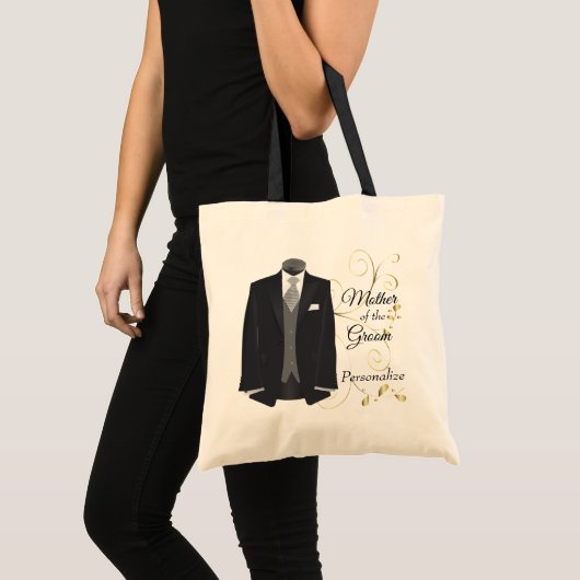 Moeder van de Groom Wedding Party Tote Bag (Voorkant (product))