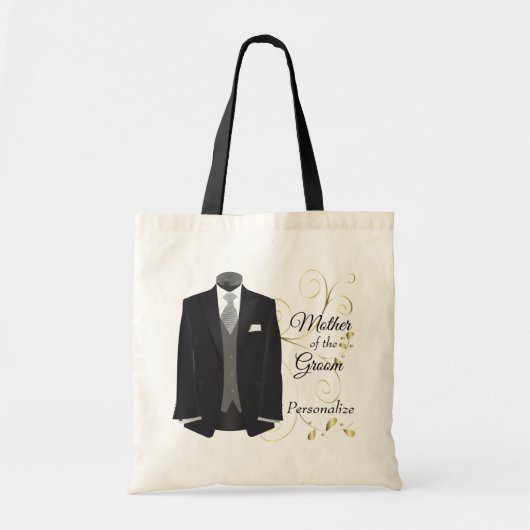 Moeder van de Groom Wedding Party Tote Bag (Voorkant)