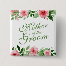 Moeder van de Groom Wedding Pin Button