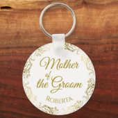 Moeder van de Groom Wedding Sleutelhanger Gift (Voorkant)