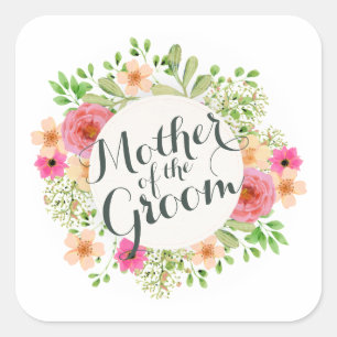 Moeder van de Groom Wedding Sticker Seal