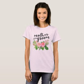 Moeder van de Grote Chic waterverf Floral T-shirt (Voorkant volledig)