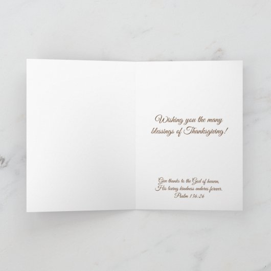 Moeder van de Heilige Maagd Maria Thanksgiving Feestdagen Kaart (Binnen)