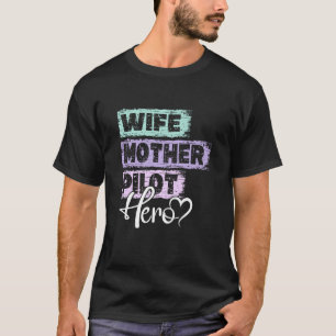 Moeder van de held van de professionele moeder Pil T-shirt