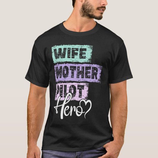 Moeder van de held van de professionele moeder Pil T-shirt (Voorkant)