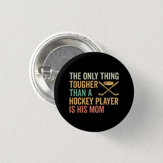 Moeder van de Hockey Player Ronde Button 3,2 Cm (Voorkant /achterkant)