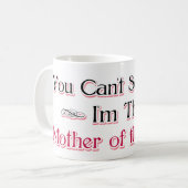 Moeder van de Humor van de Bride Koffiemok (Voorkant links)