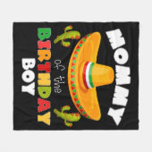 Moeder van de jarige Cinco de Mayo Fleece Deken (Voorkant (Horizontaal))