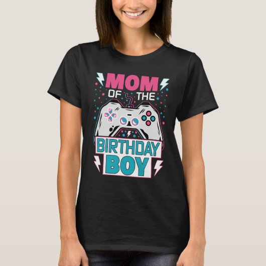 Moeder van de jarige gamer T-shirt (Voorkant)