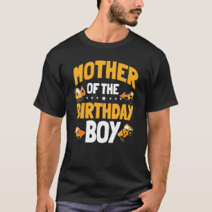 Moeder van de jarige jongen bouwvakker BDA T-shirt