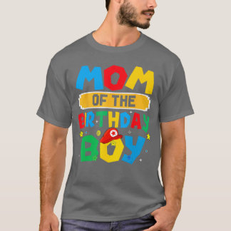 Moeder Van de jarige jongen Game Video Gaming Matc T-shirt