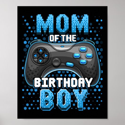 Moeder van de jarige jongen Matching videospeler V Poster (Voorkant)