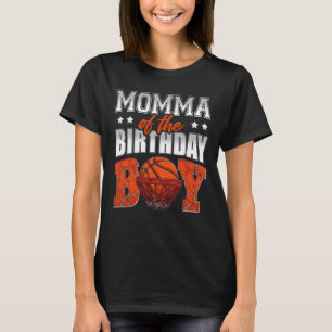 Moeder van de jarige jongen skeletfamilie feestje t-shirt