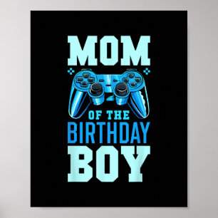 Moeder Van De Jarige Jongen Video Gamer Verjaardag Poster