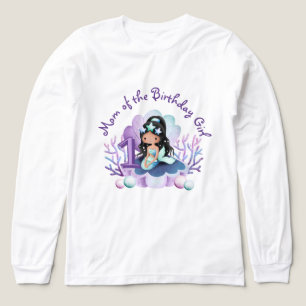 Moeder van de jarige van de Kleine Zeemeermin Tri-Blend Shirt