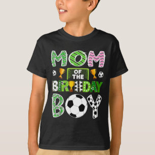 Moeder van de jarige voetballer speldag  t-shirt