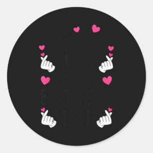 Moeder van de K P-verjaardagsmeisje Koreaanse P-fa Ronde Sticker