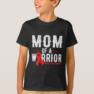 Moeder van de krijger Blood Cancer Awareness T-shirt