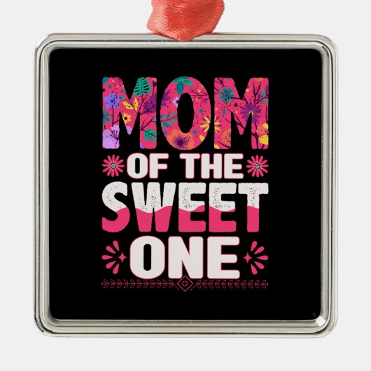 Moeder Van De Lieve Kleine Metalen Ornament (Voorkant)