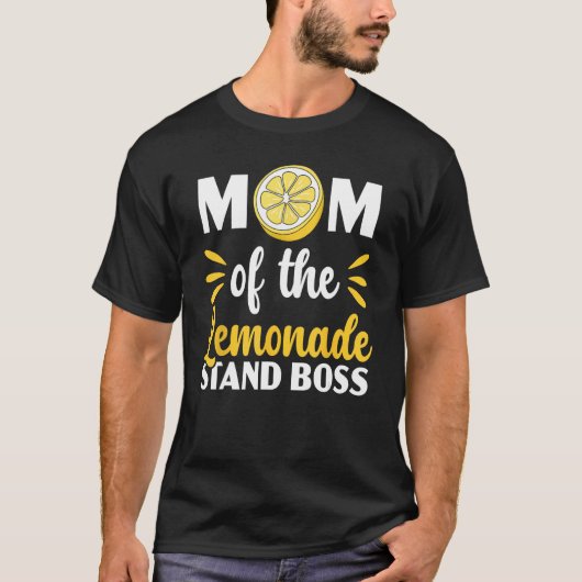 Moeder van de limonade stand baas citroen liefhebb t-shirt (Voorkant)