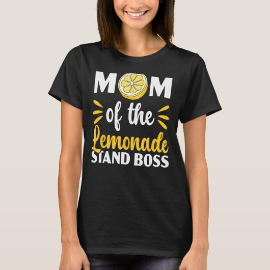 Moeder van de limonade stand baas citroen liefhebb t-shirt (Voorkant)