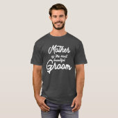 Moeder van de mooie bruidegom retro t-shirt (Voorkant volledig)