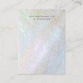 Moeder van de Parel Elegante Oorbel Display Visitekaartje (Achterkant)