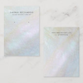 Moeder van de Parel Elegante Oorbel Display Visitekaartje (Voorkant / Achterkant)