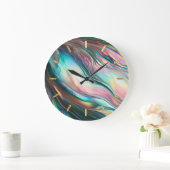 Moeder van de parel met gouden tics grote klok (Huis)