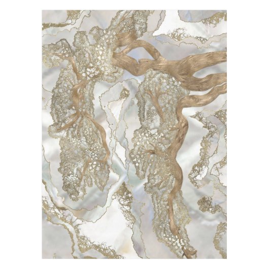 Moeder van de parelgulden boom tafelkleed (Voorkant)