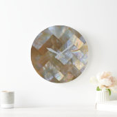 Moeder van de parelhok Capiz Weave Grote Klok (Huis)