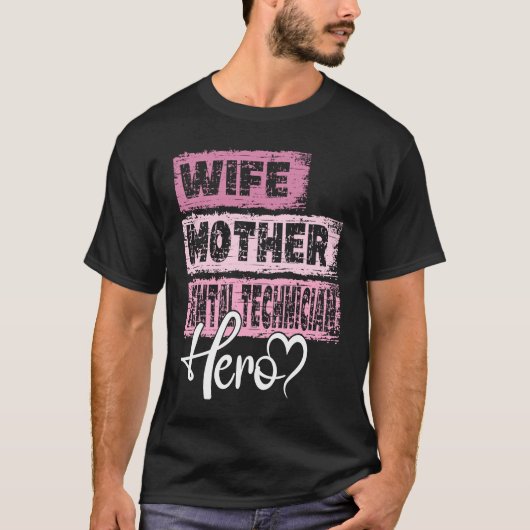 Moeder van de professoren: moeder tandtechnicus t-shirt (Voorkant)