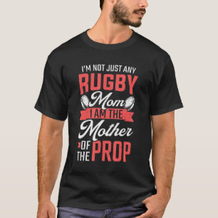 Moeder van de prop Rugby-speler T-shirt