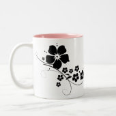 Moeder van de roze bruin zwart tweekleurige koffiemok (Links)