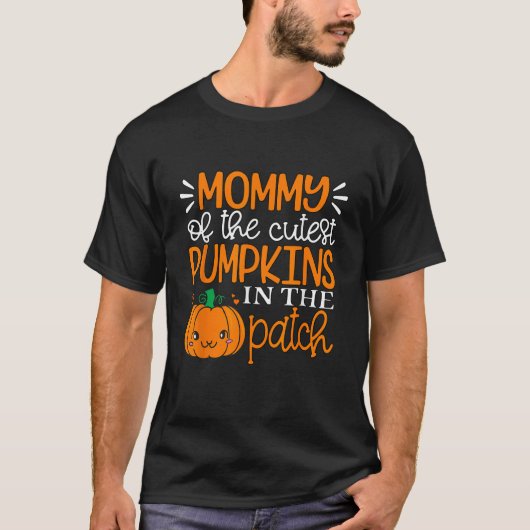 Moeder van de Schattigste Pompoenen in de Patch Ha T-shirt (Voorkant)