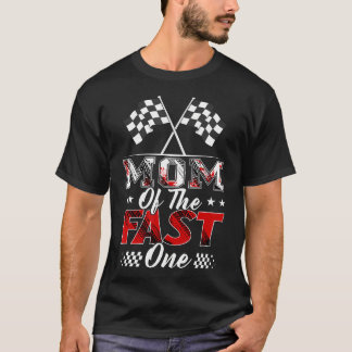 Moeder van de Snelste Verjaardag 1e Race Auto T-shirt