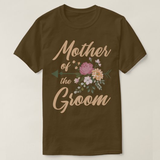 Moeder van de speciale dag van de Groom Wedding Pa T-shirt (Design voorkant)