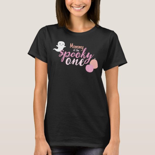 Moeder van de Spooky One Girl's Eerste Verjaardag T-shirt (Voorkant)
