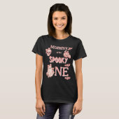 Moeder van de Spooky One Pinkoween-feest T-shirt (Voorkant volledig)