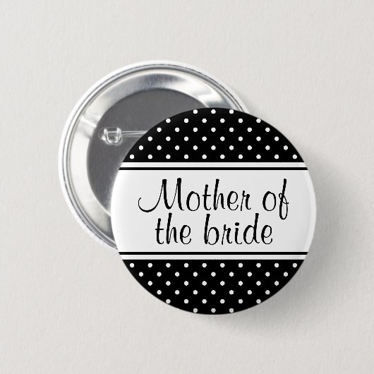 Moeder van de steekknoppen ronde button 5,7 cm (Voorkant /achterkant)